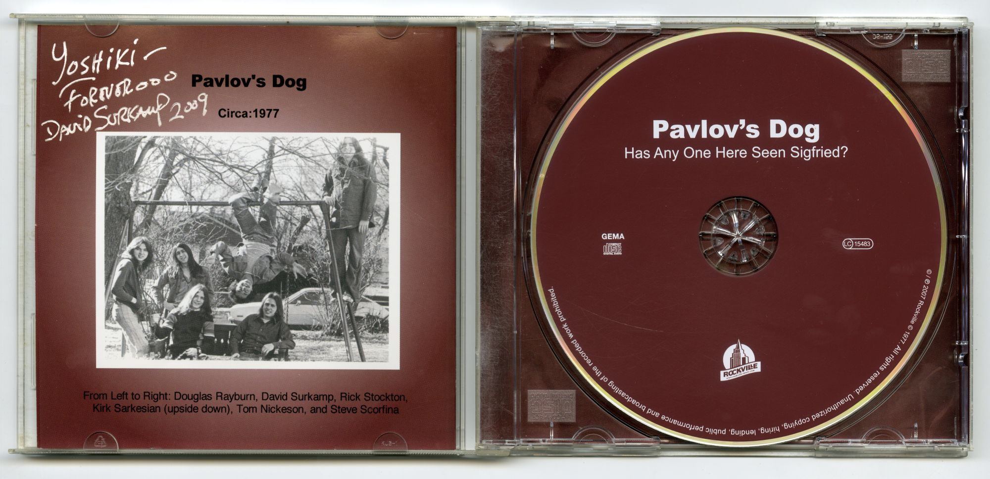 Pavlov's Dog『Has Anyone　Here Seen Sigfried?』02